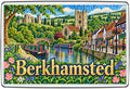 Berkhamsted mosaic fridge magnet
