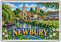 Newbury mosaic fridge magnet