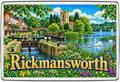 Rickmansworth mosaic fridge magnet