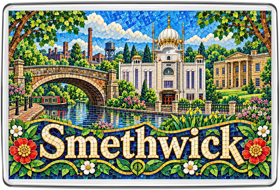 Smethwick mosaic fridge magnet