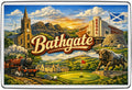 Bathgate vintage lettering collage fridge magnet
